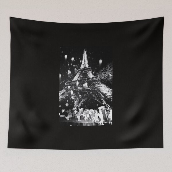 Item preview, Eiffel Tower in a Snowy evening. designed and sold by PhotogalleryCJ.