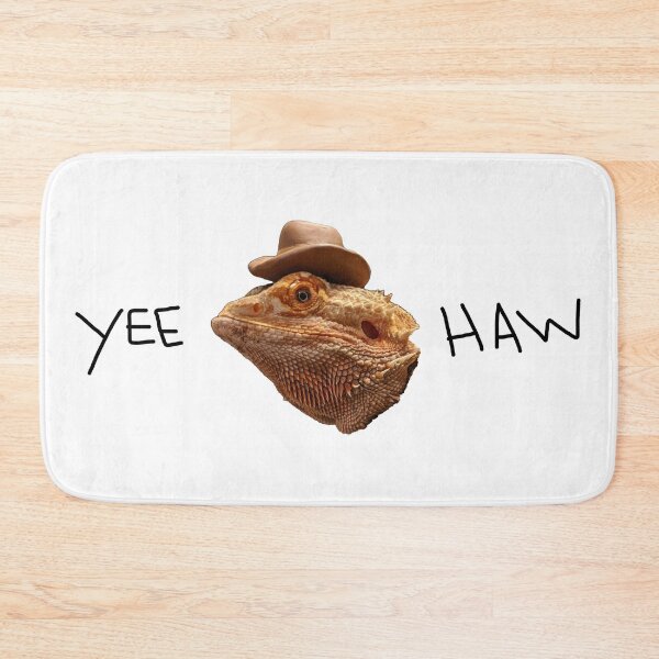 Item preview, Yee Haw Cowgirl Bearded Dragon designed and sold by ForgsRUs.