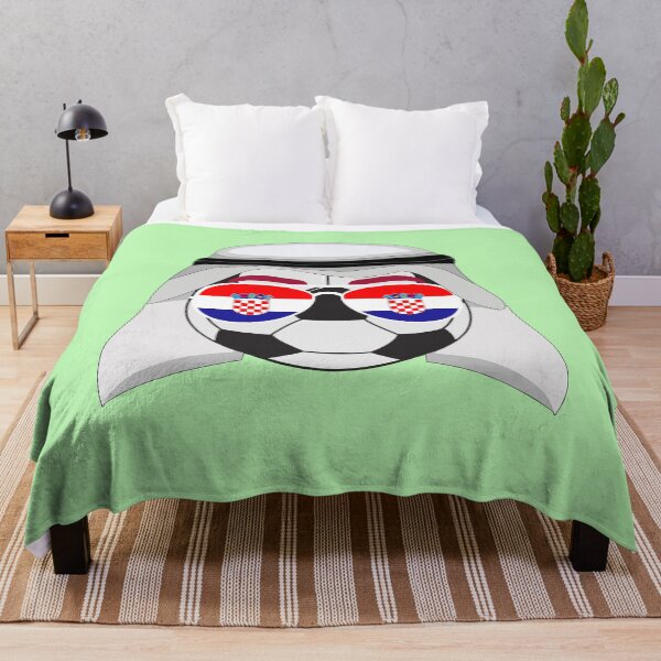 Item preview, Croatia Flag inside Sunglasses on a Soccer ball Wearing a Keffiyeh designed and sold by Dexter Freeman.