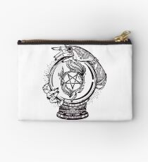 Psychic Reader with Crystal Ball and the Sigil of Baphomet Studio Pouch