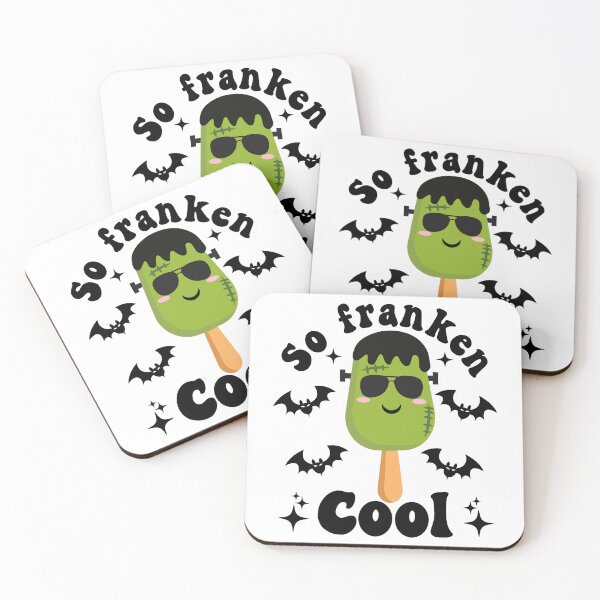 Item preview, Cute and Funny So Franken Cool Frankenstein Monster Ice cream with Sunglasses designed and sold by PearlMoonGrapes.