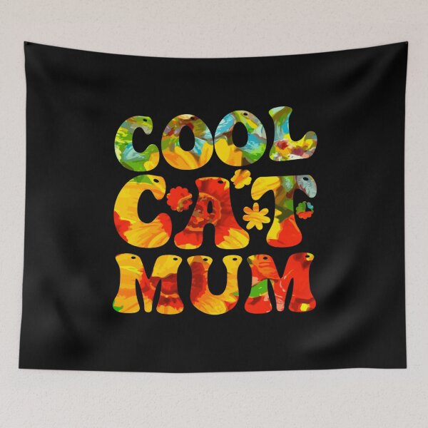 Item preview, Floral Cool Cat Mum designed and sold by PetSafari.