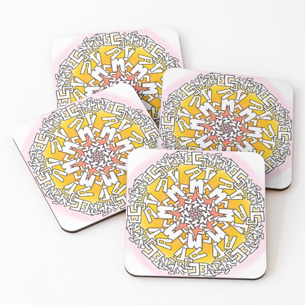 Item preview, writing mandala "know your self" designed and sold by davidxavier.