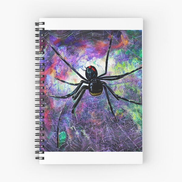 Item preview, A giant spider weaving it’s web in cosmic space. designed and sold by deville13.