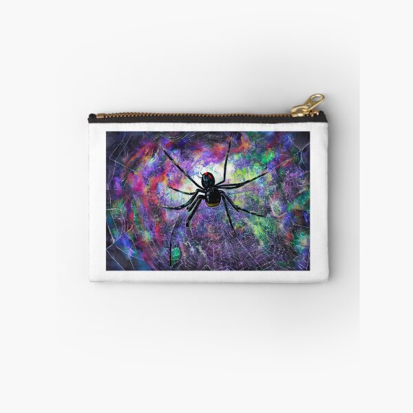 Item preview, A giant spider weaving it’s web in cosmic space. designed and sold by deville13.