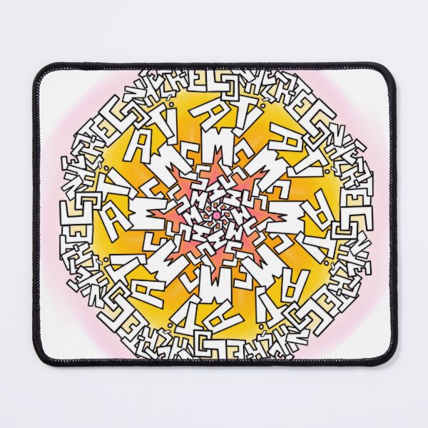 Item preview, writing mandala "know your self" designed and sold by davidxavier.