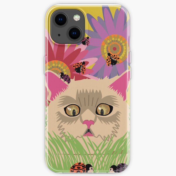 Too Many Ladybugs - Vivid Pink iPhone Soft Case