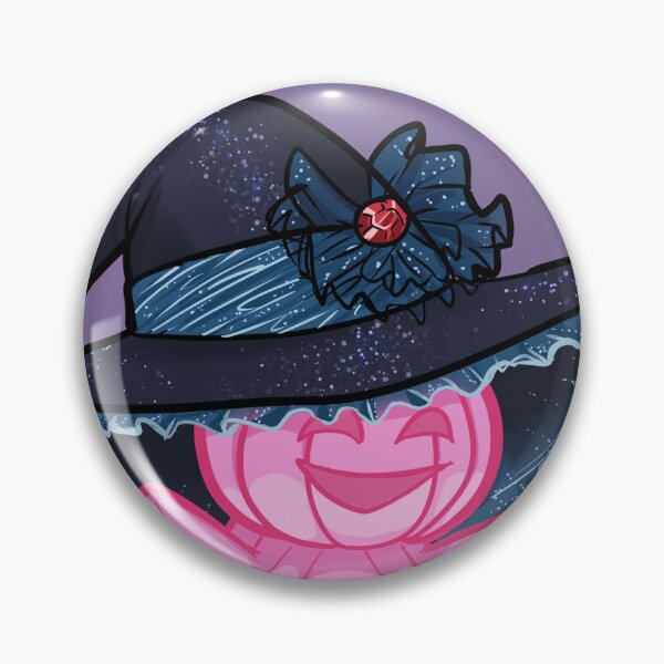 Item preview, pink tinny pumpkin witch designed and sold by Hardsara.