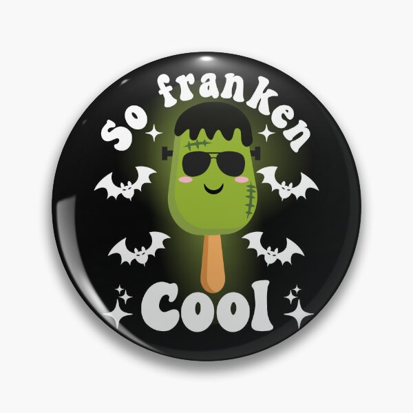 Item preview, Cute and Funny So Franken Cool Frankenstein Monster Ice cream with Sunglasses - Black designed and sold by PearlMoonGrapes.