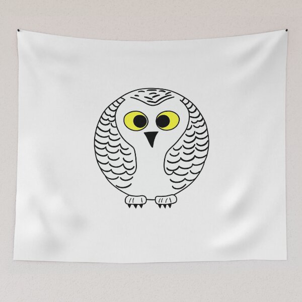 Item preview, A cartoonish round snowy owl VIb designed and sold by BrachiaST.