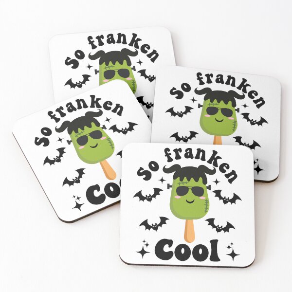 Item preview, Cute and Funny So Franken Cool Frankenstein Girl Monster Ice cream with Sunglasses designed and sold by PearlMoonGrapes.