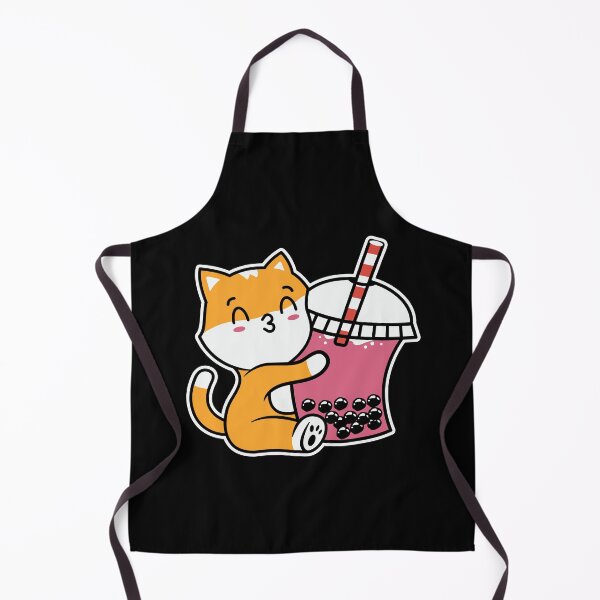 Item preview, cat hugging boba designed and sold by AdelDa19.