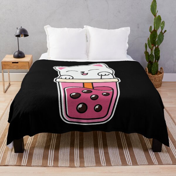 Artikelvorschau, Katze Kawaii Boba Tee entworfen und verkauft von AdelDa19.