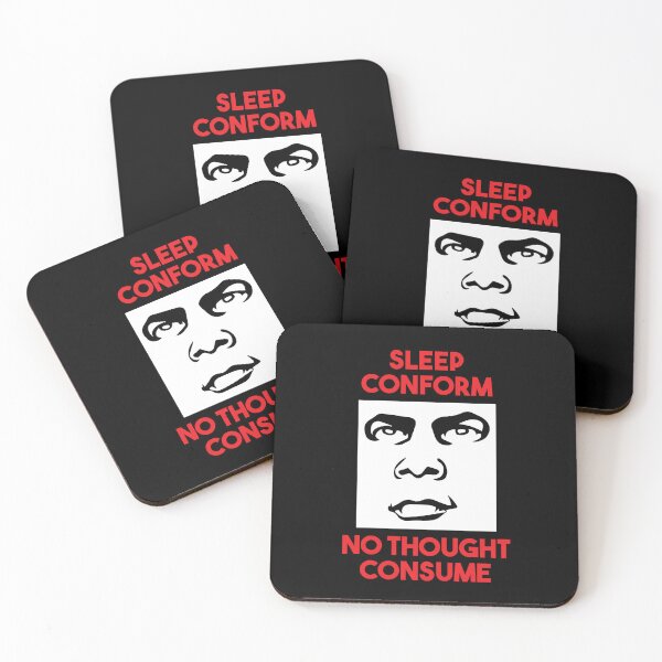 Item preview, Sleep, Conform, No Thought, Consume designed and sold by ArtFactoryAI.