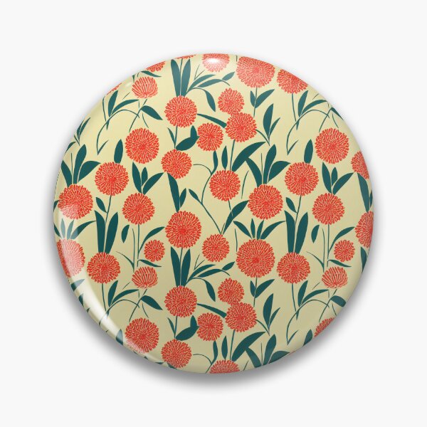 Item preview, Vintage Red Floral Pattern designed and sold by DesArtStudio.