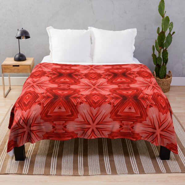 Item preview, Red Boho Star Pattern designed and sold by KeksWorkroom.