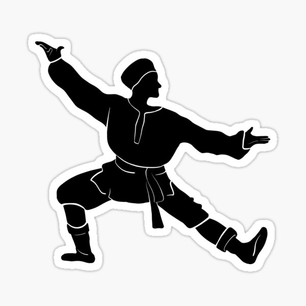 The Nutcracker Russian Silhouette Sticker