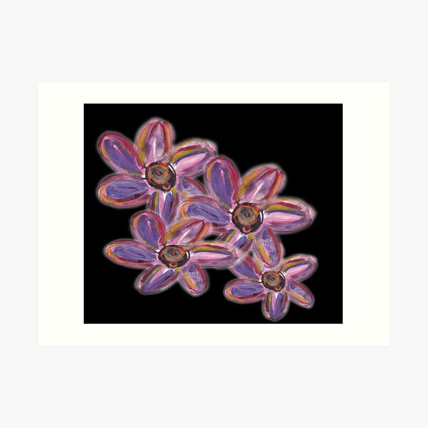 EVENING FLORAL Art Print
