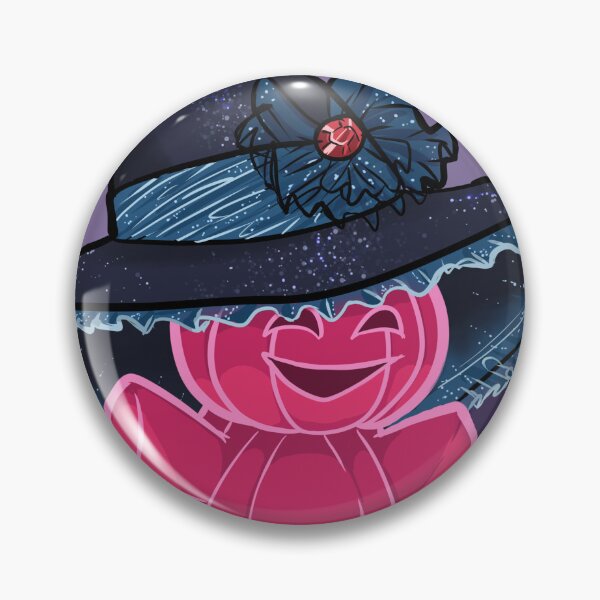 Item preview, dark pink tinny pumpkin witch designed and sold by Hardsara.