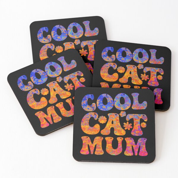 Item preview, Colourful Cool Cat Mum designed and sold by PetSafari.