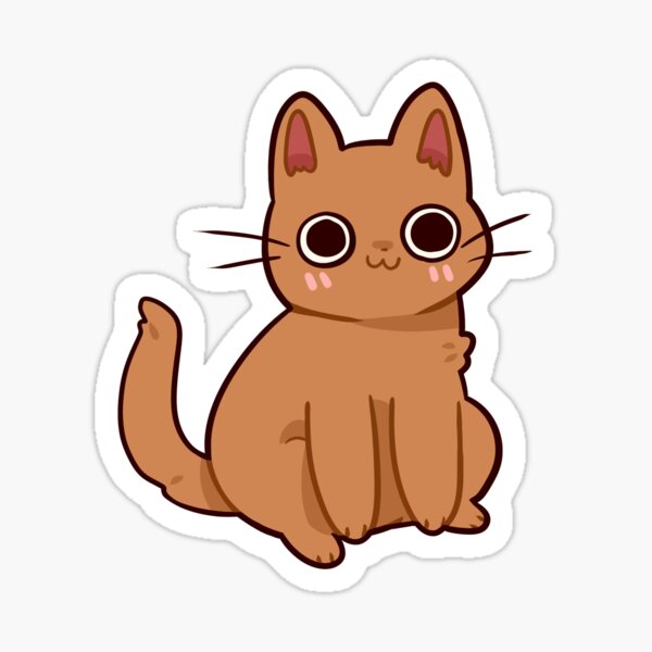 Anime Cat, Anime Cute Cat, Anime Style Cute Cat, Anime Style Brown Cat, Cat  With Big Eyes -  Canada