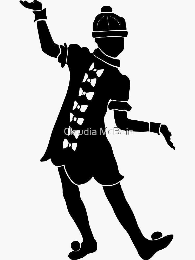 "The Nutcracker Polichinelle Silhouette" Sticker for Sale by cmcbain