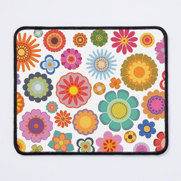 Item preview, Flowers, colorful illustrated flowers, daiseys, petals, floral, mod flowers designed and sold by Nostrathomas66.