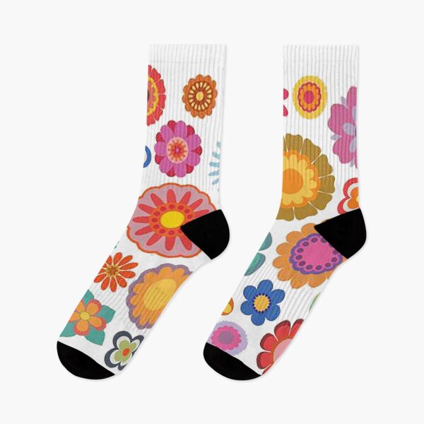 Item preview, Flowers, colorful illustrated flowers, daiseys, petals, floral, mod flowers designed and sold by Nostrathomas66.