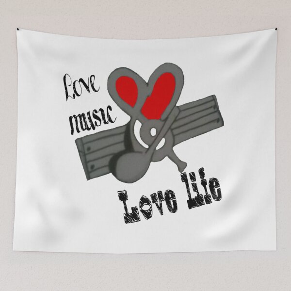 Item preview, Love music love life  designed and sold by kitten1984.