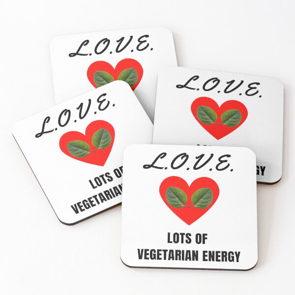 Item preview, Vegetarian Acronym For LOVE |  Lots Of Vegetarian Energy (Black Font) | Acronym designed and sold by ACRONYMSONLY.
