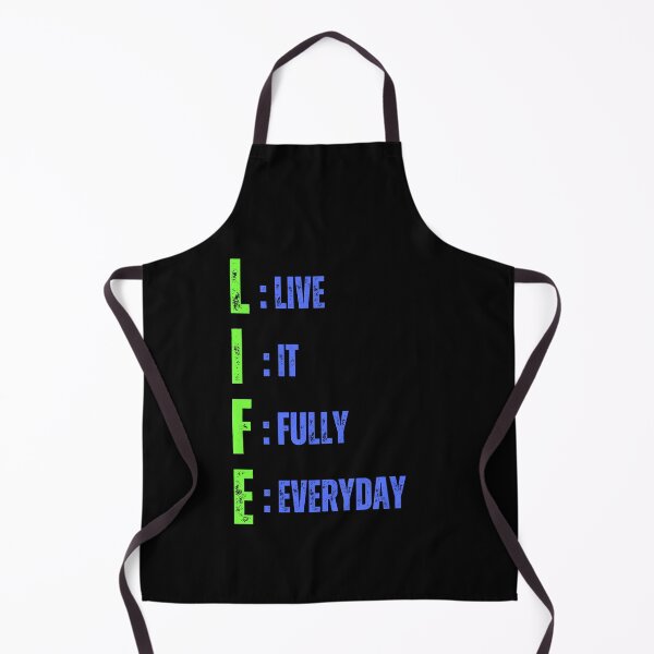 Item preview, LIFE . LIVE IT FULLY EVERYDAY , ACRONYM STYLED affirmation TSHIRTS AND STICKERS designed and sold by Pugnaciousprint.