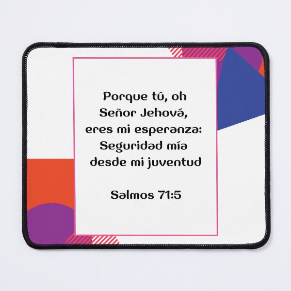 Item preview, Bibel Verse Psalm 71-5 In Spanish designed and sold by bible-prints.