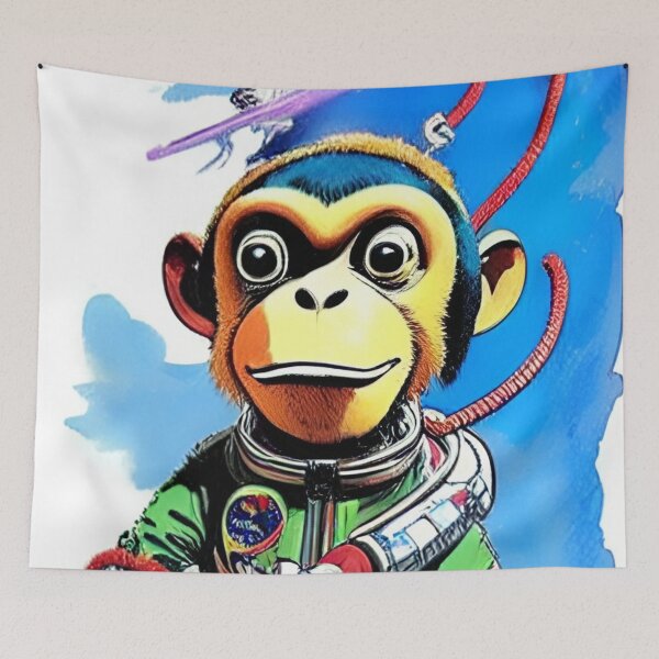 Item preview, Space Monkey  designed and sold by GEK-HELLO.