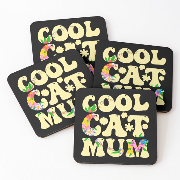 Item preview, Floral Cool Cat Mum designed and sold by PetSafari.