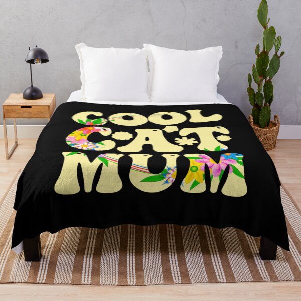 Item preview, Floral Cool Cat Mum designed and sold by PetSafari.