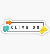 Climb on Sticker Sticker