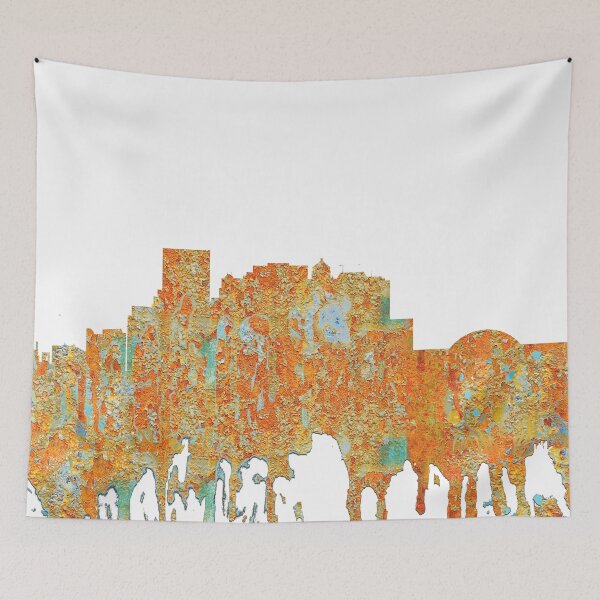 Item preview, El Paso, Texas Skyline - Rust designed and sold by Marlene Watson-Hall.