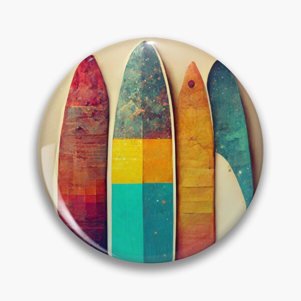 Item preview, Artistic Retro Vintage Surfboards Beach Decoration Art Gift designed and sold by LADistrictGarb.