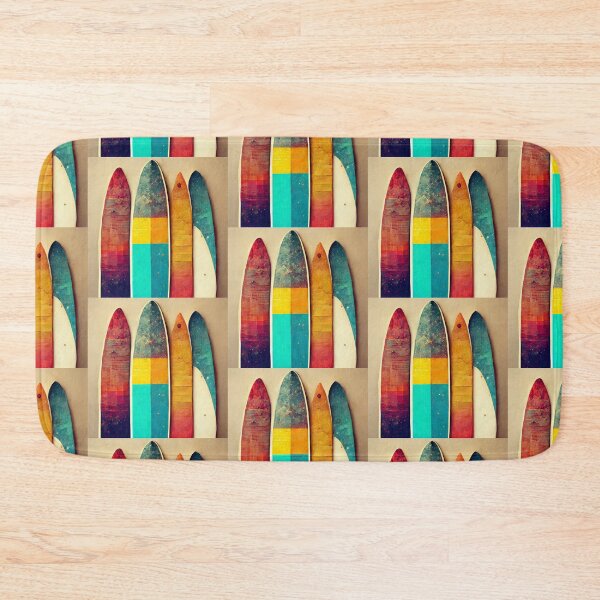 Item preview, Artistic Retro Vintage Surfboards Beach Decoration Art Gift designed and sold by LADistrictGarb.