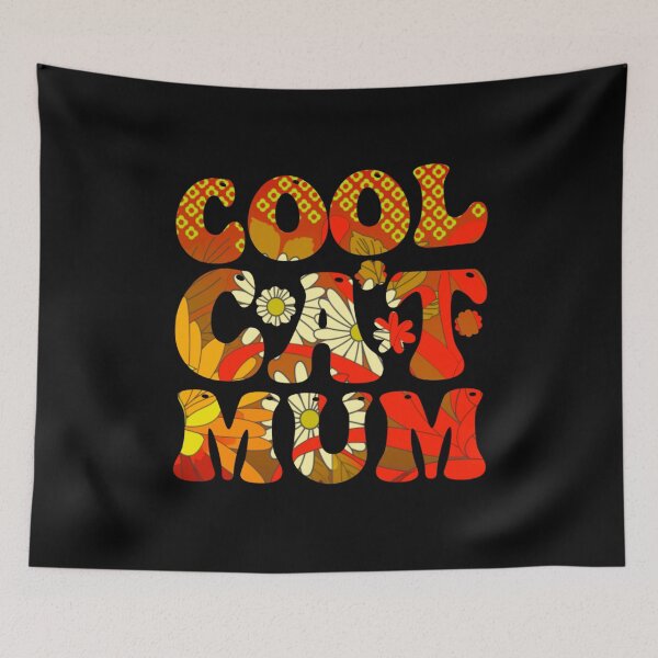 Item preview, Colourful Cool Cat Mum designed and sold by PetSafari.