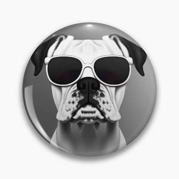 Item preview, Boxer Dog Pop Art with Sunglasses 2 designed and sold by DiatomDesigns.