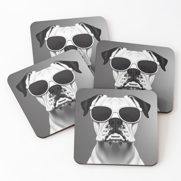 Item preview, Boxer Dog Pop Art with Sunglasses 2 designed and sold by DiatomDesigns.