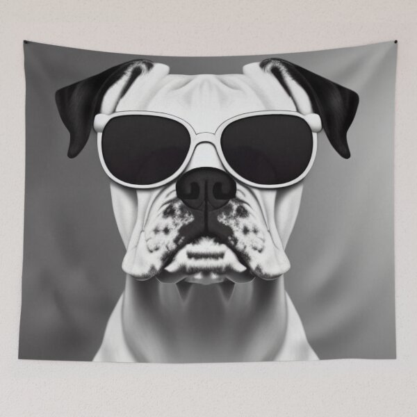 Item preview, Boxer Dog Pop Art with Sunglasses 2 designed and sold by DiatomDesigns.