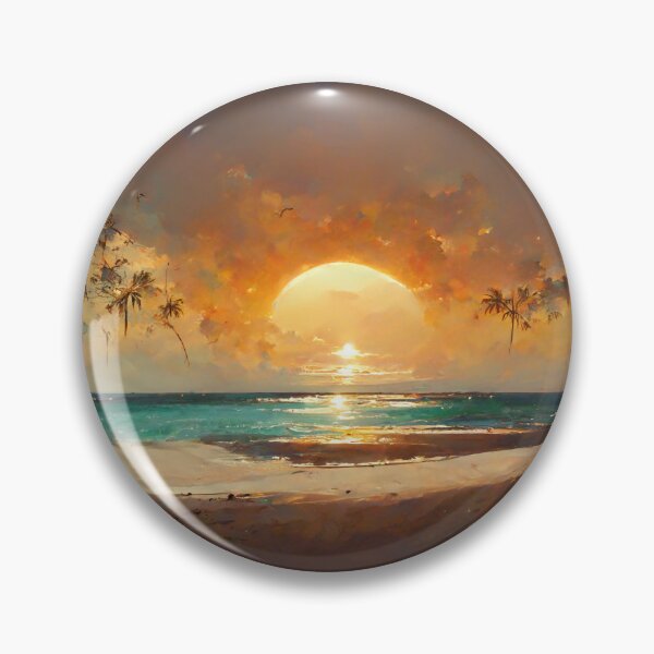 Item preview, Artistic Retro Vintage Ocean Beach Decoration Art Gift designed and sold by LADistrictGarb.
