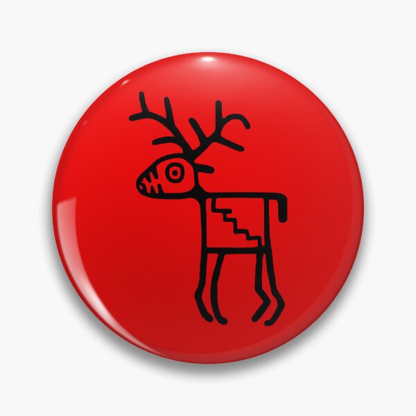 Item preview, Petroglyph Deer - black designed and sold by Squirrel-Girl.