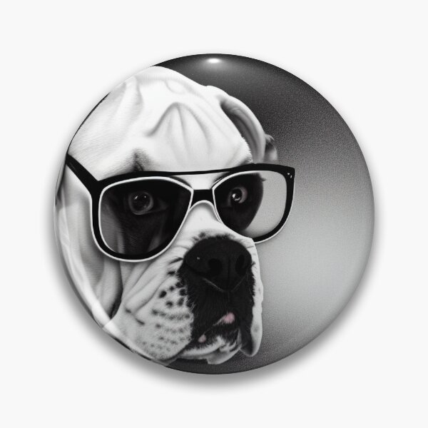 Item preview, Boxer Dog Pop Art with Sunglasses 1 designed and sold by DiatomDesigns.
