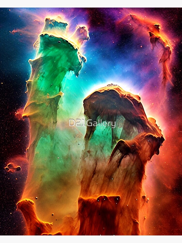 Pillars Of Creation 2 Premium Matte Vertical Poster sold by Jay Shah