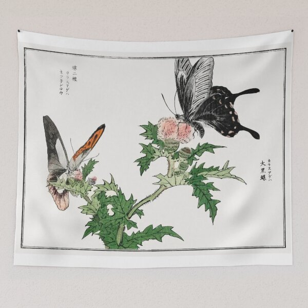 Item preview, Morimoto Toko Vintage Japanese Butterfly and Flower designed and sold by artemisxluna89.