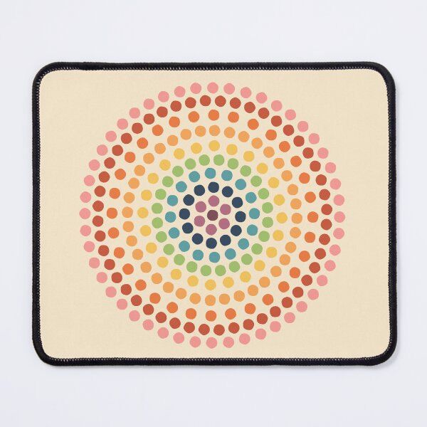 Item preview, Rainbow Polka Dots Mandala designed and sold by Davida Fernandez.