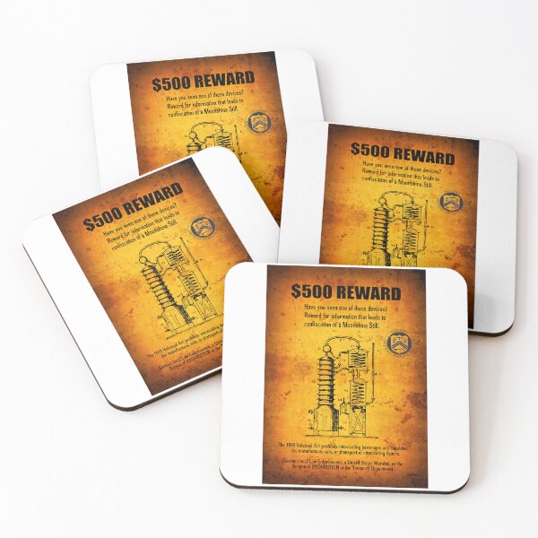 Item preview, WANTED Illegal Liquor Still Information $500 REWARD - PROHIBITION designed and sold by Daniel Hagerman.